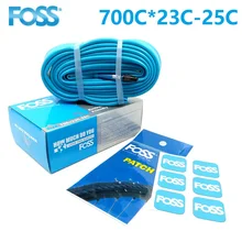 FOSS Estrada Da Bicicleta Da Bicicleta Tubo de Bicicleta & Patch 700C F/V Válvula Presta 700C * 23C-25C TPE Borracha Evitar perfurado Acessórios Tubo Interno