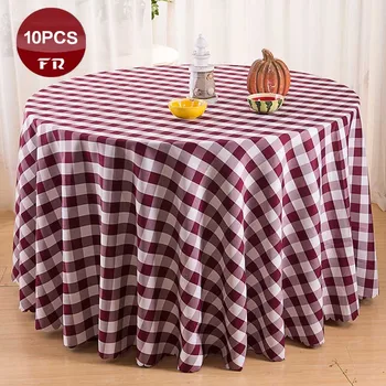 

FREE Express Shipping 10PC 132" Round Unique Table Cloth Seamless Table Cover Tablecloth of Wedding Party Restaurant Home Decor