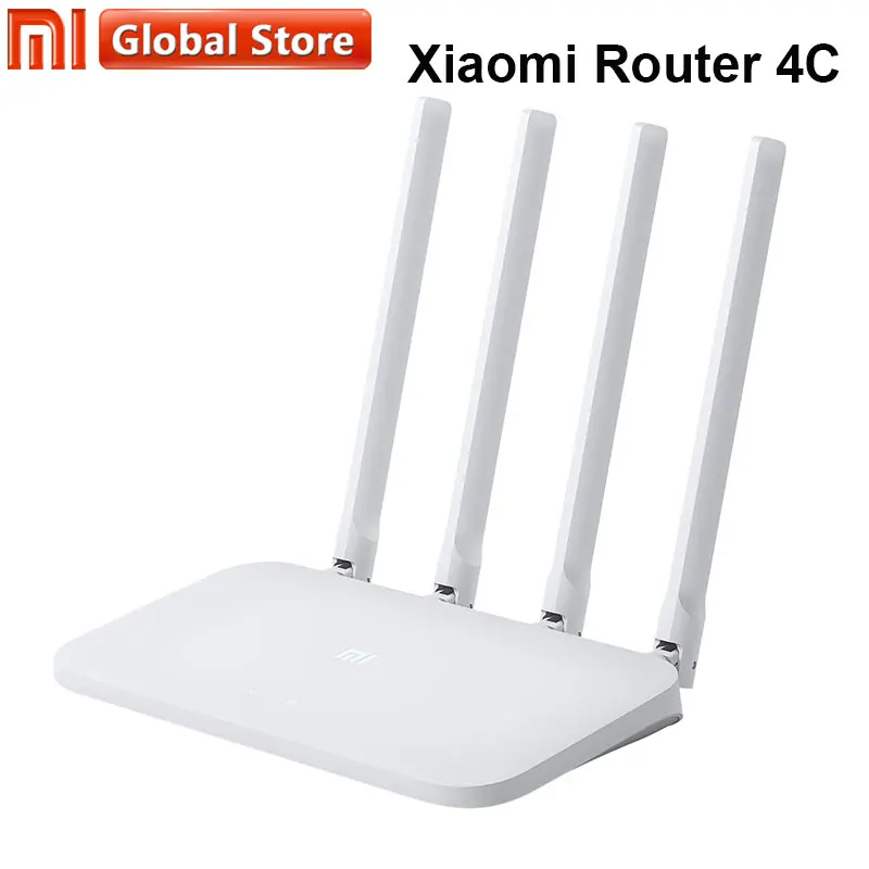 Original Xiaomi Mi WIFI Router 4C 64 RAM 802.11 b/g/n 2.4G 300Mbps 4 Antennas Smart APP Control Band Wireless Routers Repeater Original Xiaomi Mi WIFI Router 4C 64 RAM 802.11 b/g/n 2.4G 300Mbps 4 Antennas Smart APP Control Band Wireless Routers Repeater