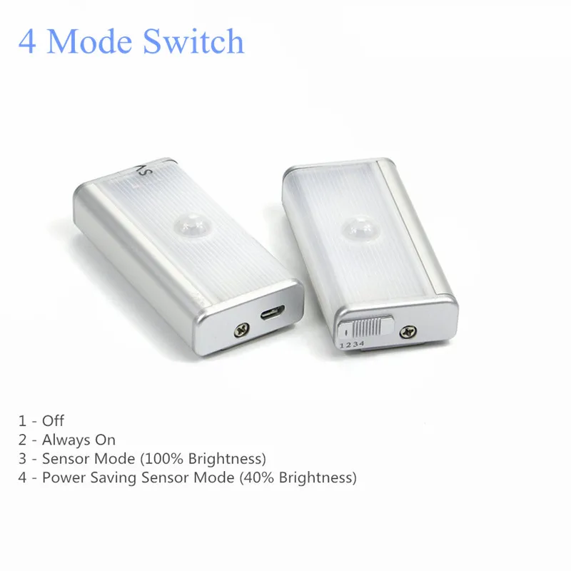 4LED USB Rechargeable LED Night Light Lamp5
