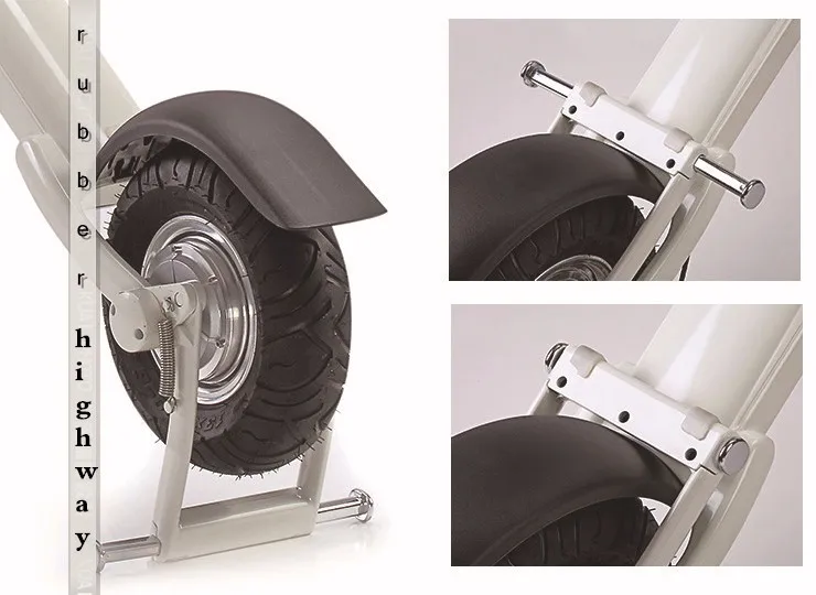 Excellent 2016 new style 350w 48v 8inch folding waterproof shock absorption folding mini Electric Scooter 9 Excellent 2016 new style 350w 48v 8inch folding waterproof shock absorption folding mini Electric Scooter 9