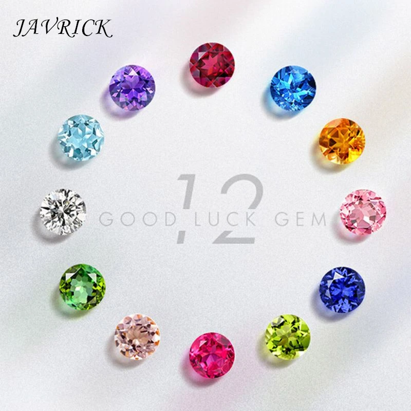 

100Pcs Mixed Color 4MM Loose Beads Cubic Zirconia Crystal stone Birthstones