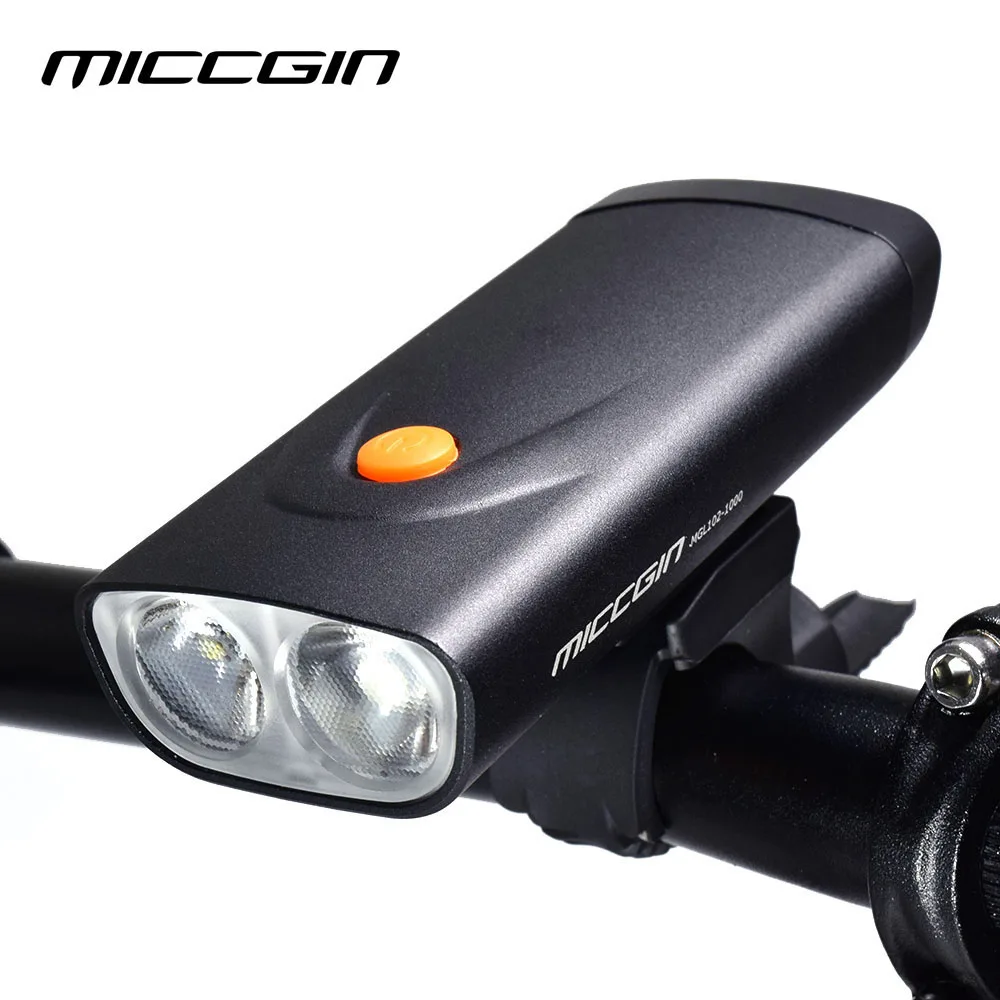 

MICCGIN Bike Two LED 800 Lumen Front Light Lantern For Bicycle Cycling Flashlight USB Rechargeable Lighting Waterproof Lamp