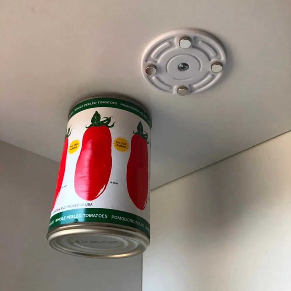 Wall Mounted Kitchen Racks Magnetic Canned Food Hangers Magnetic Save Space Kitchen holder Refrigerator hook Strong Magnets Q4 Wall Mounted Kitchen Racks Magnetic Canned Food Hangers Magnetic Save Space Kitchen holder Refrigerator hook Strong Magnets Q4