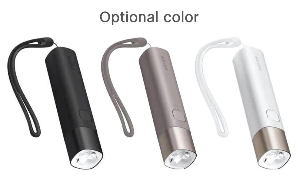 Для Xiaomi SOLOVE X3 внешний аккумулятор USB Перезаряжаемый Мини светодиодный фонарик для наружного IPX-6 водонепроницаемый
