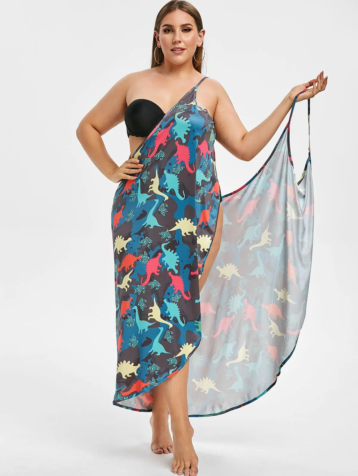 plus size dinosaur swimsuit