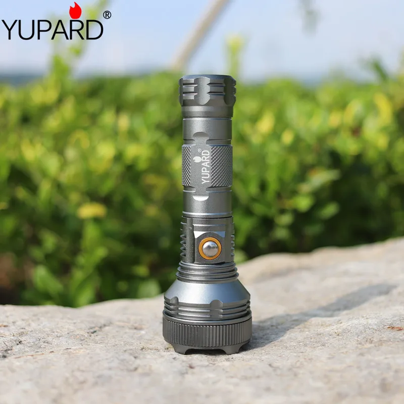 YUPARD супер яркий светодиод xm-l T6 фонарик лампа высокой мощности для кемпинга + 1*26650