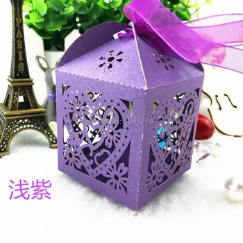 

Free shipping! Wholesales! 100pcs/lot! Laser Cut paper candy box Wedding Favor Boxes Wedding Candy Box Wedding Favors And Gifts