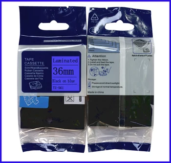 

For Brother Touch P-touch Tape 36mm Tze561 Tze-561 Tze Tz 561 Tz561 Tz-561 Ptouch Printer Ribbon Cartridge Label Laminated Tape