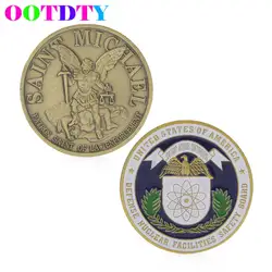 Saint Michael Дизайн памятная монета цинковый сплав памятная монета коллекция без валюты монеты подарок MY20