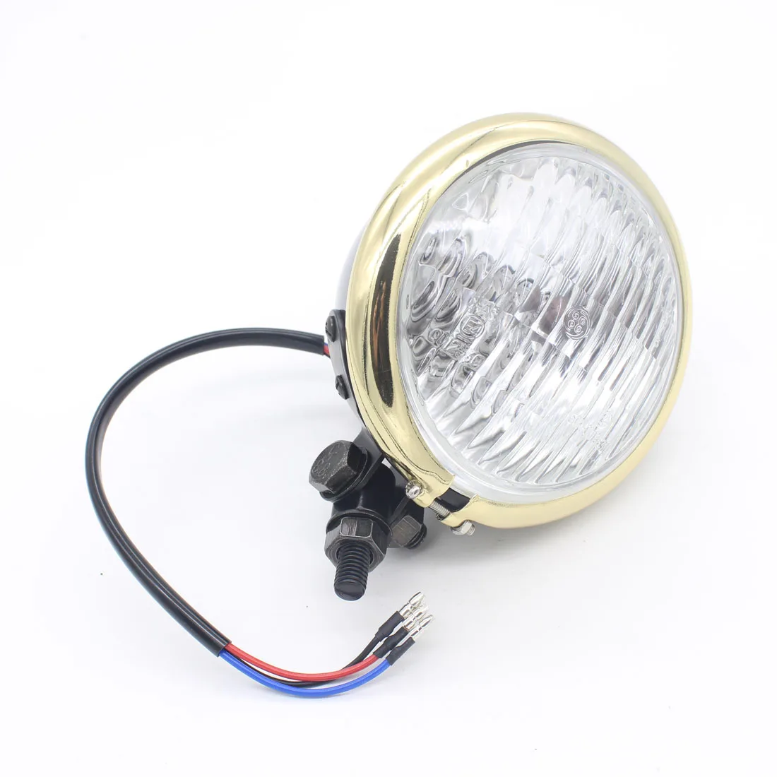 

Dongzhen Motor Hood Scoop Chrome Bullet Motorcycle LED Headlight Driving Light Fog Light Source for Harley Xenon Lamp