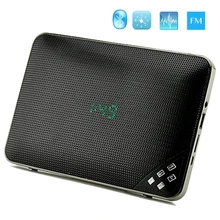 Hands free Build-in Microphone wireless Bluetooth Speaker pithy FM radio Alarm Clock Portable speaker bluetooth Stereo speaker
