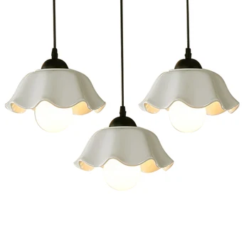 

Modern Loft Style Ceramic pendant lamp Pendant Light Fixtures For Dining Room living room Hanging Indoor Lighting decoration