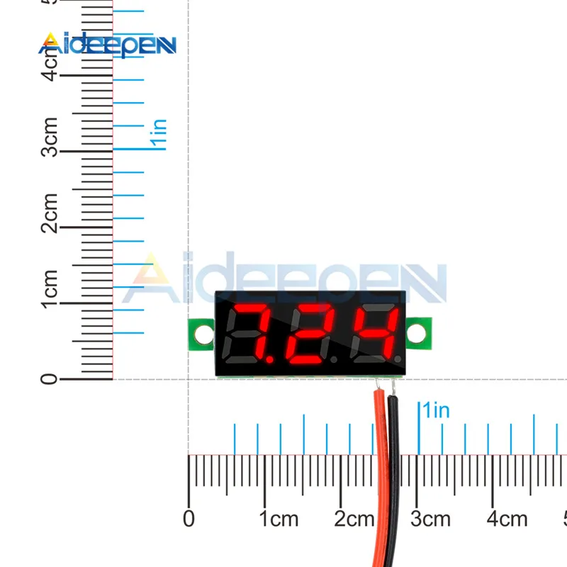 Супер Мини 0,28 дюймов DC 2,5 V-30 V Цифровой красные, зеленые, синие, желтые светодиодный автомобильный вольтметр Напряжение тестер вольт Панель метр Батарея монитор