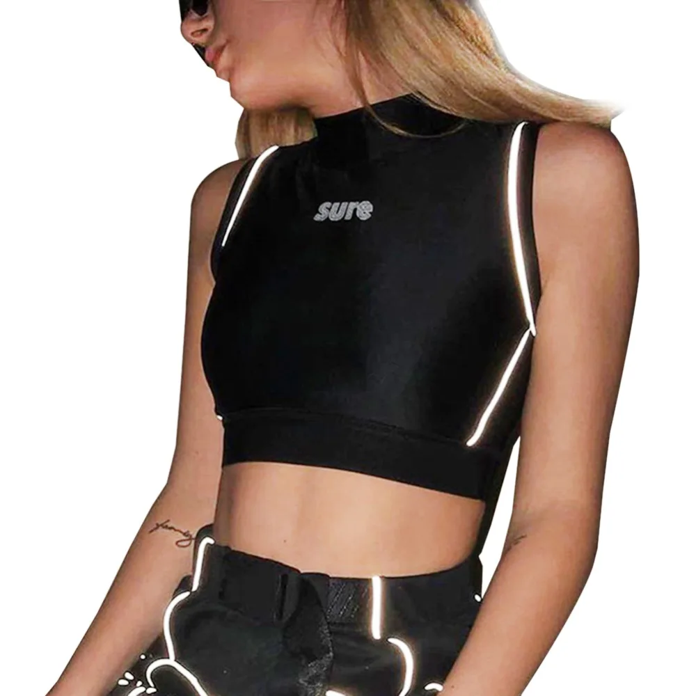 

2019 Summer Slim Render Short Top Sexy Women Sleeveless Croptops Tank Tops Solid Black White Grey Crop Tops Vest Tube Top
