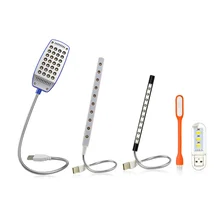 1 шт. DC 5 в USB кабель питание Светодиодная лампа для чтения защита глаз чтение светодиодный светильник белый цвет освещение для ПК ноутбука Powerbank