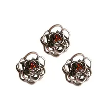 3 шт винтажный коготь для волос выдолбленный розовый Мини Труба для волос коготь челюсть зажим для волос шпилька