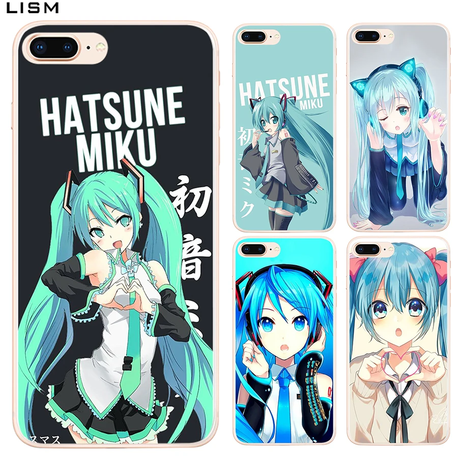 Buy LISM Anime Japan Hatsune Miku Hard Phone Case Apple iPhone X XR XS Max 8 7 6S Plus 5 5S SE ...