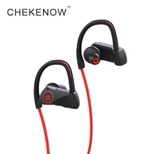 

Chekenow Sports Wireless Bluetooth Earphone IPX7 Waterproof Headset With Mic Stereo Earpiece For Phone