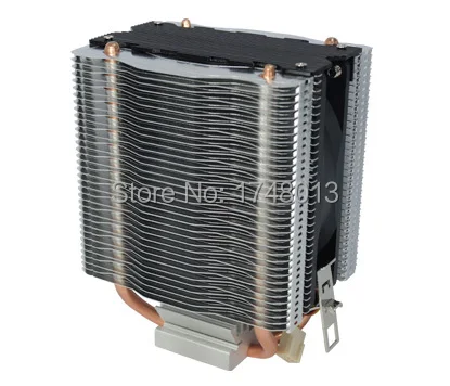 2 heatpipe copper dual tower side-blown CPU cooler fan for Intel LGA 775/1150/1155/1156for AMD FM1/AM2/AM2+/AM3/AM3+ VE929 6 heat pipe tower side blown for intel lga775 1155 1156 1366 for amd am2 am2 am3fm1 fm2 cpu radiator cooler fan fan s122 fan