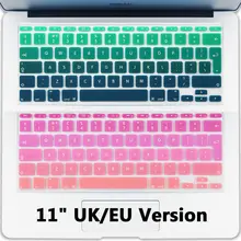 Batianda(TM) Air 11 UK/EU версия градиент Цвет силиконовый чехол подходит для Macbook Air 11 11,6 дюймов
