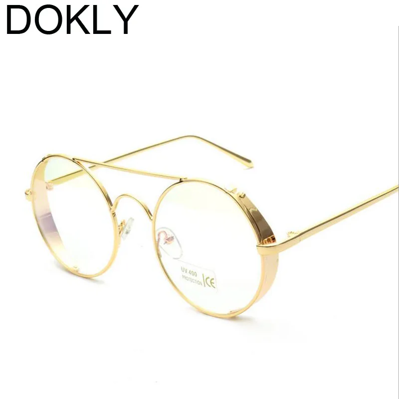 

Dokly Brand clear sunglasses Men glasses Classic round Glasses Male Eyewear Gafas Retro sun glasses Men