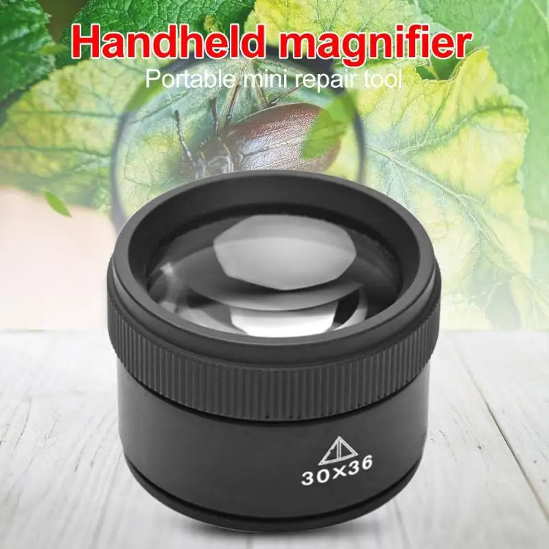 

Portable 30X Jeweler Watch Optical Magnifier Tool Monocular Magnifying Glass Portable Mini Loupe Lens Jewely Magnifier