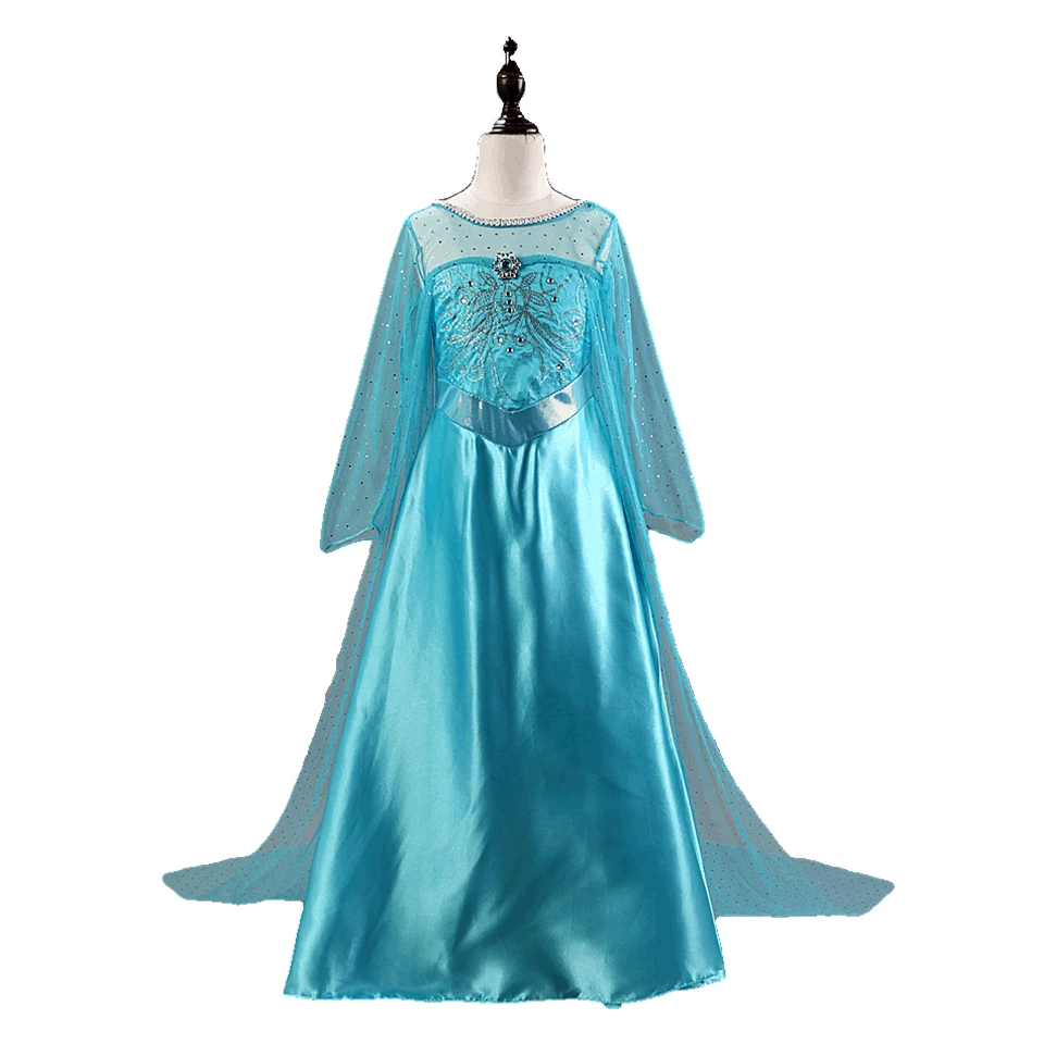 

Disney Frozen dresses Infant Princess for Girl Wear Halloween New year Christmas party Costume Girls Clothes Fancy Party trolls