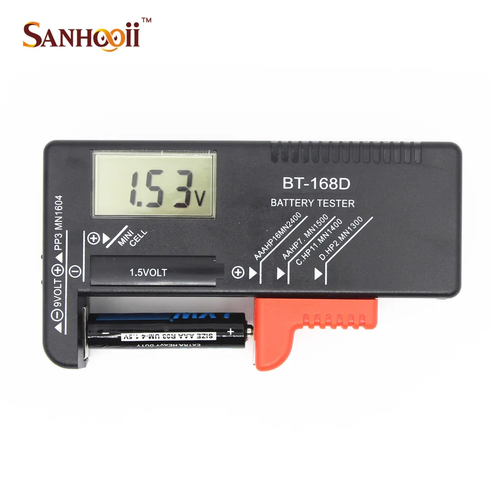Buy LCD Display Digital Voltmeter Battery Tester for 1