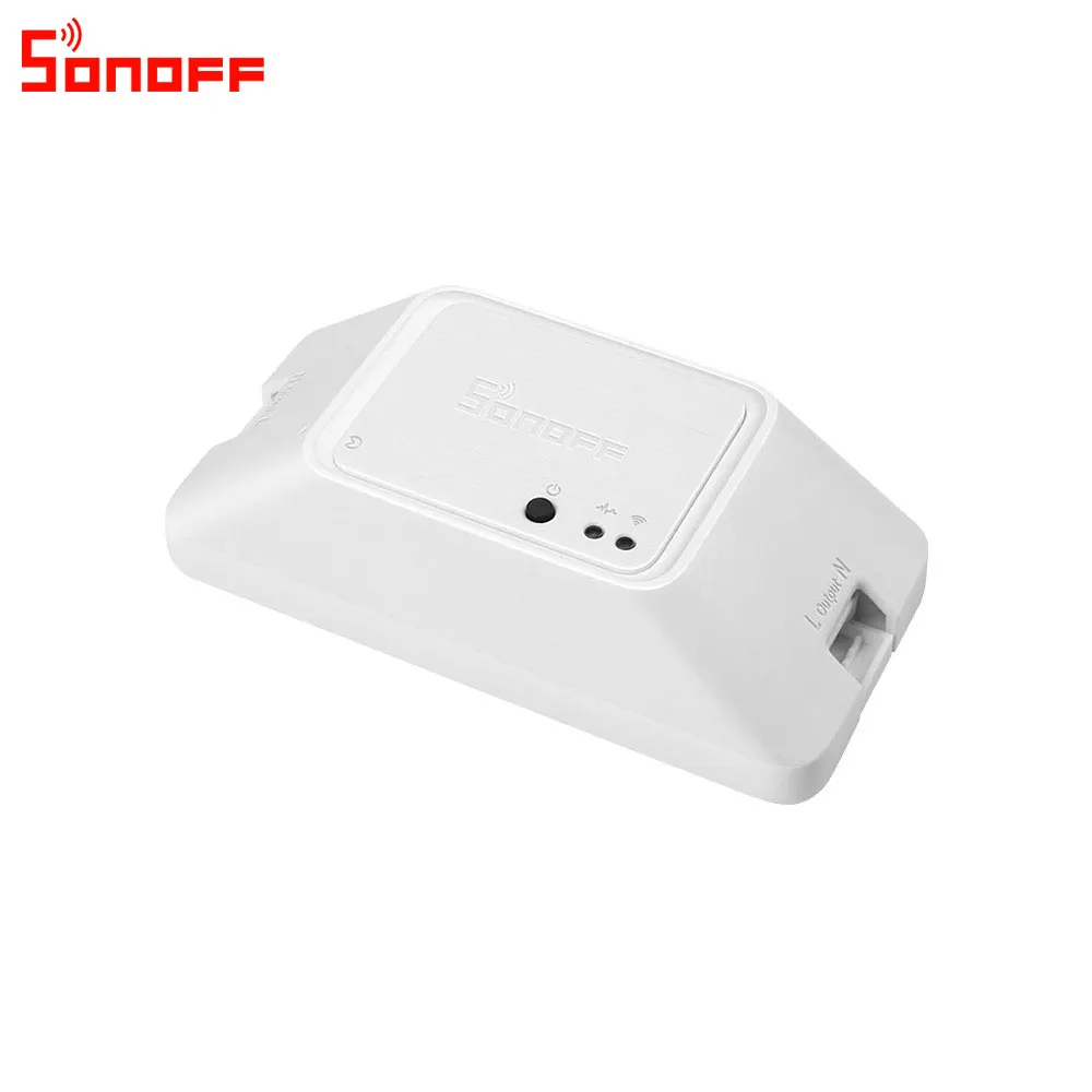 Itead Sonoff RFR3 433 МГц Радиоуправляемый DIY умный Wifi переключатель с RM433 пульт дистанционного управления через eWeLink работает с Alexa Google Home