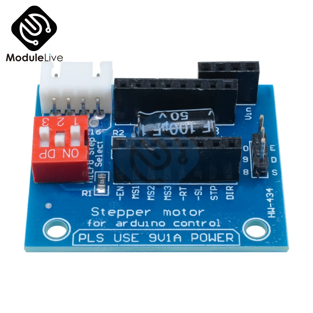 1Pcs A4988 DRV8825 Stepper Motor Driver Control Panel Board Expansion Board Module V1.1 Active Component For 3D Printer