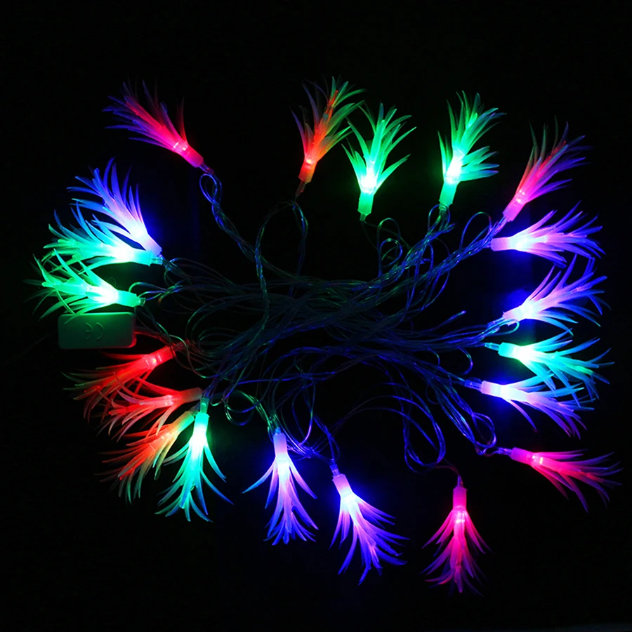 

4M 20LEDs Pinecone Multicolor LED String Light Fairy Christmas Garland Patio Garden Matsuba Wedding Decoration DA