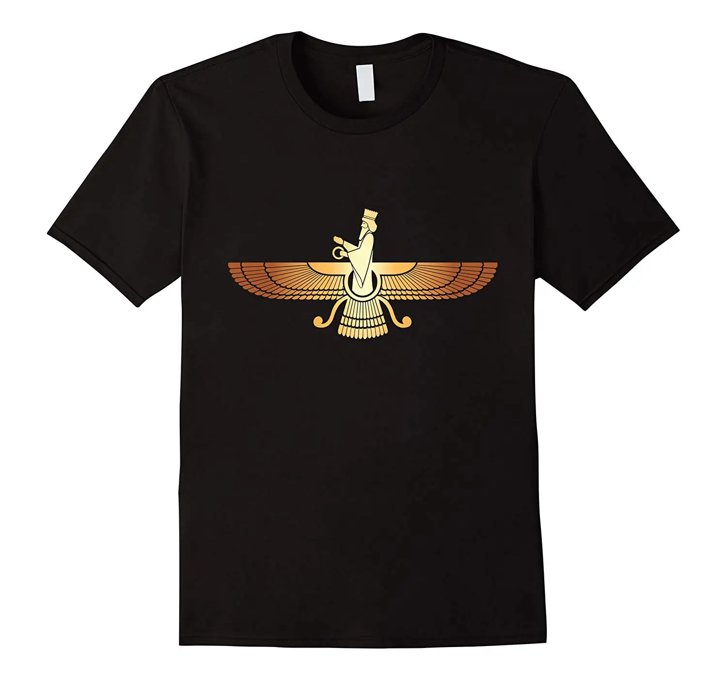 

2019 Funny Faravahar Iranian Nationalism Symbol T-Shirt Zoroastrianism Unisex Tee