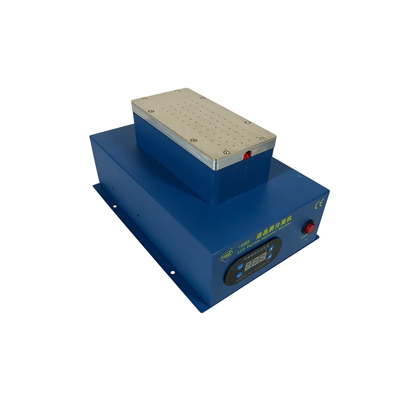 

TBK 988 Vacuum edge lcd separator machine double built in pump suction heating lcd Manual separator for samsung screen repair