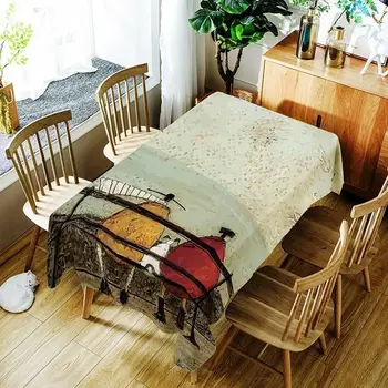 

Character Tablecloth Waterproof Oilcloth Decorative Table Cover Rectangular Washable Tapete Table Cover Protector