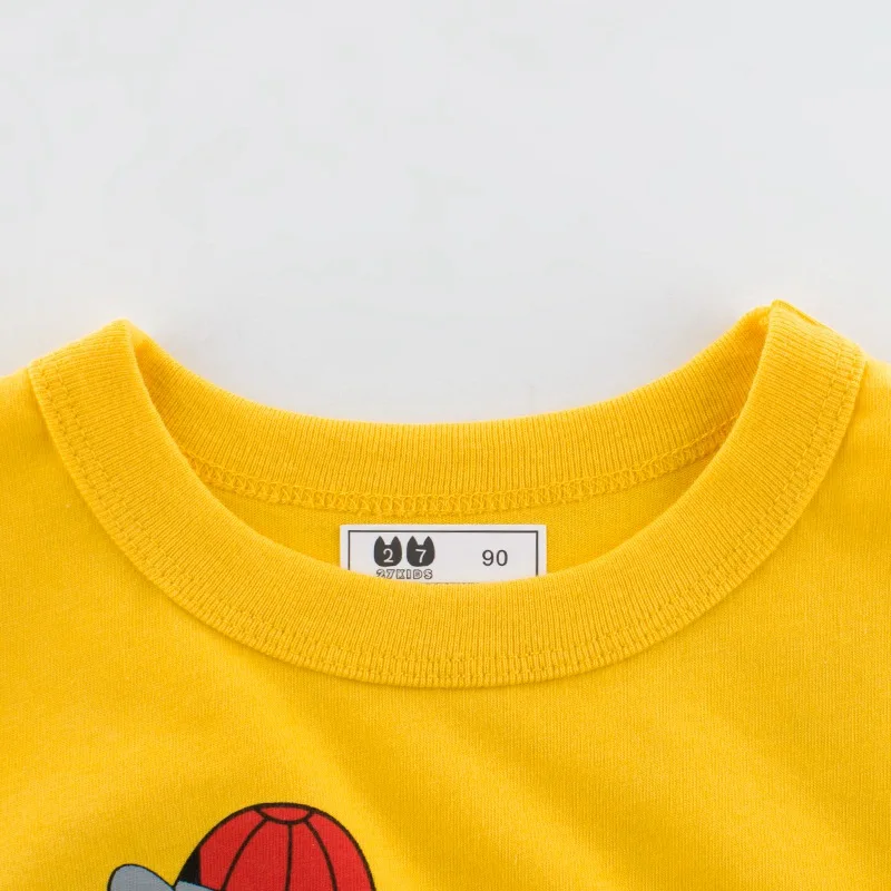 COOTELILI  Cute Car Children Clothing 2019 Summer Boys T shirts Fashion Dinosaur Tops for Girls Kids Tee Clothes  90-140cm  (3)