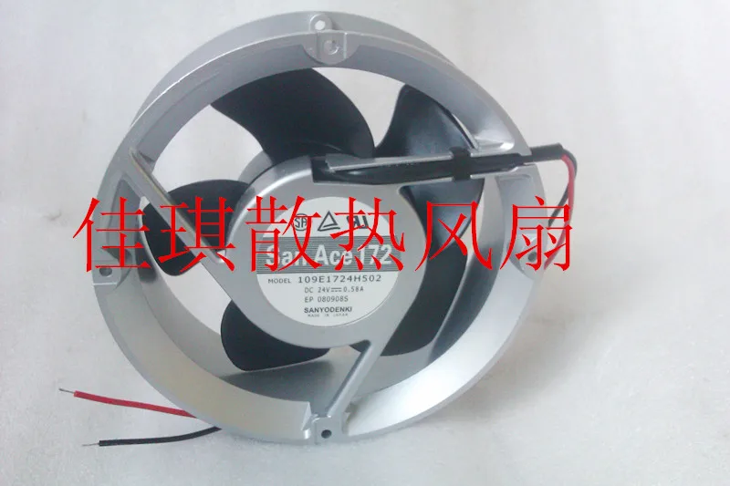 Sanyo Denki 109E1724H502 DC 24V 0.58A 172X172X51mm 2-провод Сервер вентилятор охлаждения | Компьютеры и