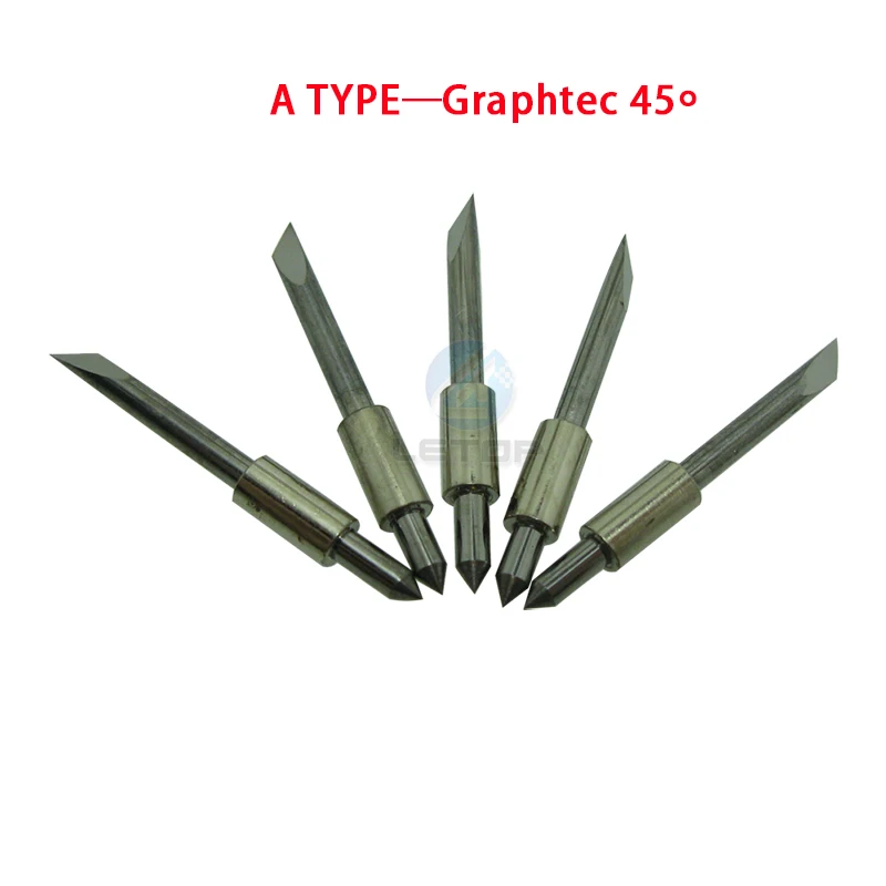 

5pcs 45 Degree Graphtec CB15 CB15U Mimaki Cricut Cutting Plotter Vinyl Cutter Knife Blades Plotter Blade