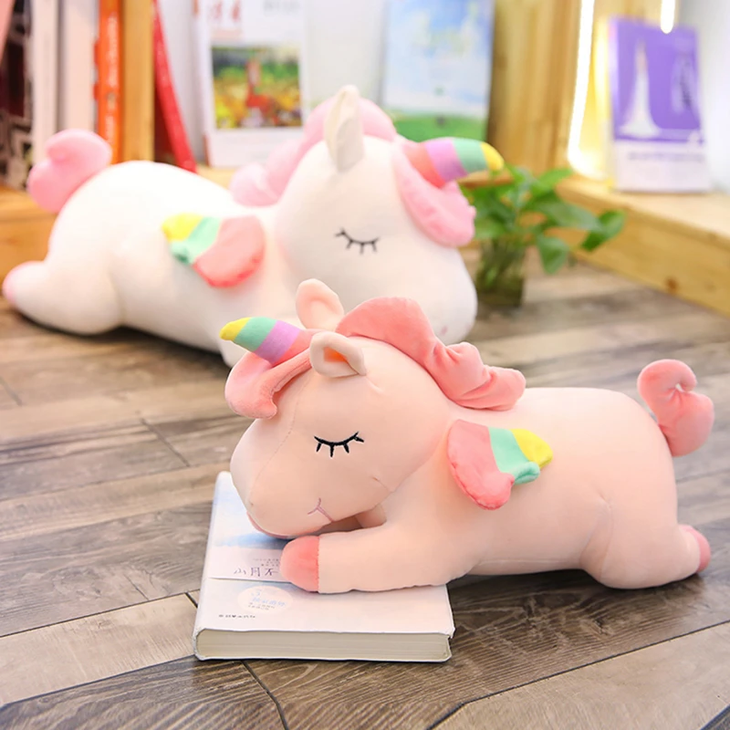 MIAOOWA 1PC 40/50/60CM Lovely Unicorn Animal Plush Doll Baby Cute Unicorn Soft Pillow Stuffed Toy Kid Children Girl Gift Home De MIAOOWA 1PC 40/50/60CM Lovely Unicorn Animal Plush Doll Baby Cute Unicorn Soft Pillow Stuffed Toy Kid Children Girl Gift Home De