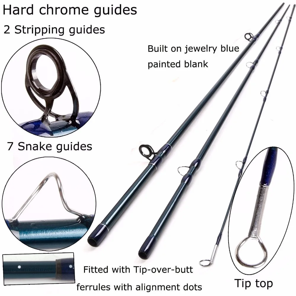 Vara de Pesca Fibra de Carbono Haste de Mosca de Ação Rápida com Tubo Maximumcatch V-access 5 6 7 8 9 10 12wt Voar 8ft-10ft Cordura 3 - 4 12 Cheap Varas de pescar