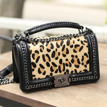 

New Arrival Fashion Women Messenge Bags Horse Hair Quality Leather Shoulder Bags Crossbody Bags Ladies Handbags Clutch Female