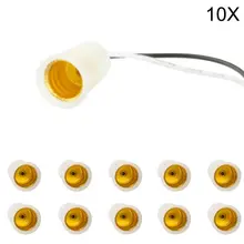 10x E12 свеча подсвечник, потолочный светильник, держатель Держатель для лампы с проводами