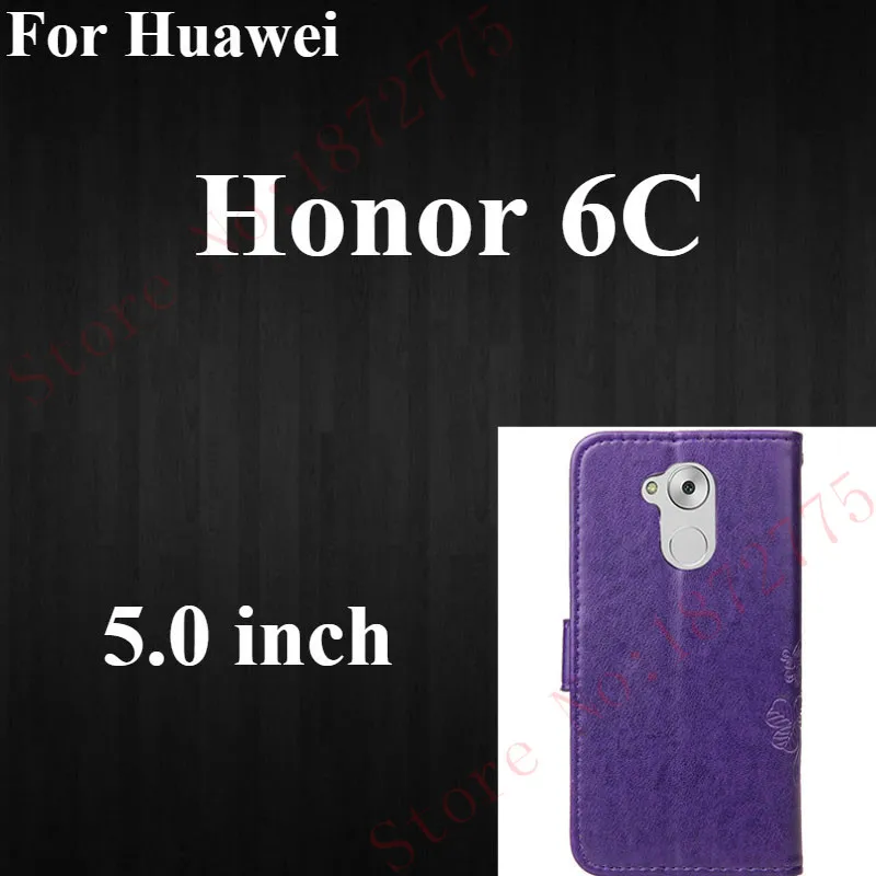 Case For Huawei P20 P8 P10 P9 Lite Mini Honor 9 5A 6A 8 5C 7C 6X Mate 10 Lite Y3 Y5 II Y9 Y6 7A Pro P Smart Flip Case - Цвет: Huawei Honor 6C