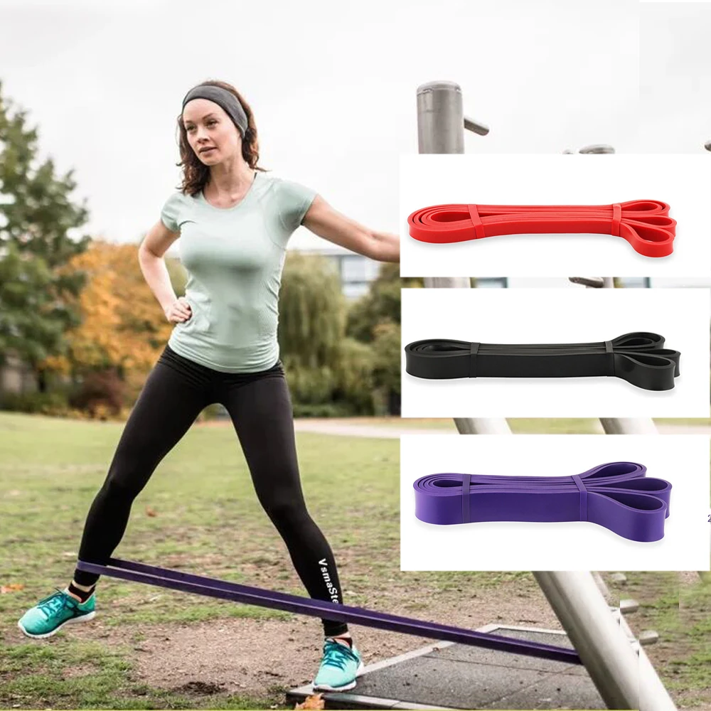 Fitness Resistance Bands Rubber Pull Up Bands Gym Strength Training Equipment 208cm Power Latex Band Loop Strap