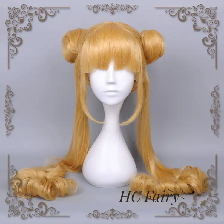 Sailor Moon Crystal Black Lady Cosplay Wig Tsukino Usagi Small Lady ...