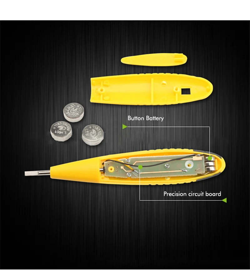 Измерительный детектор напряжения тестовая ручка с ночным видением цифровой электрический несколько датчиков 10-220 В AC DC