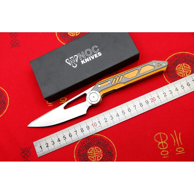 

LOVOCOO NOC DG-04 folding knife 440C blade G10+Carbon fiber handle camping hunting outdoor Survival Kitchen knives EDC tools