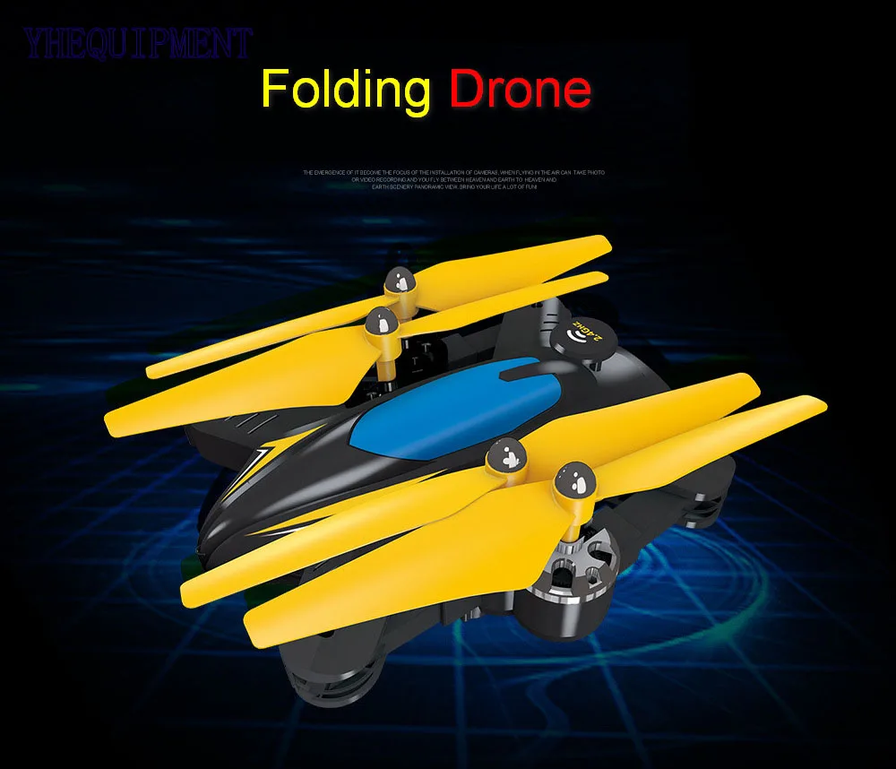 

Fun M50 Folding drone Remote Control toys can with WIFI camera, 2,4GHZ 6 Axis gyro Headless Set-High dron helicopter