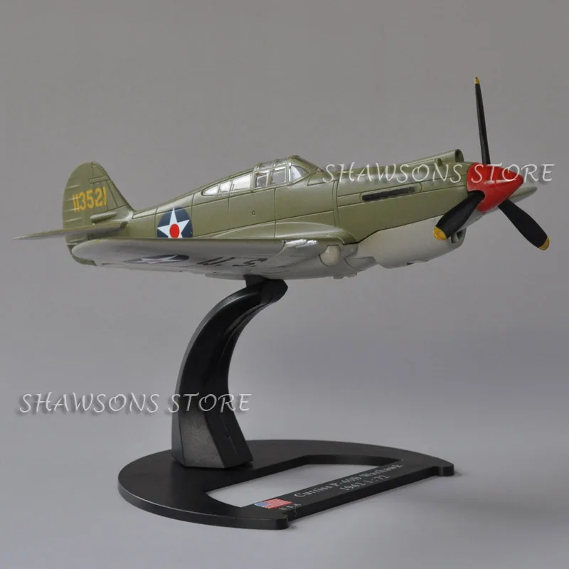 Aviones литья под давлением военный самолет модель игрушки 1: 72 Curtiss P-40B Warhawk истребитель миниатюрный самолет Реплика