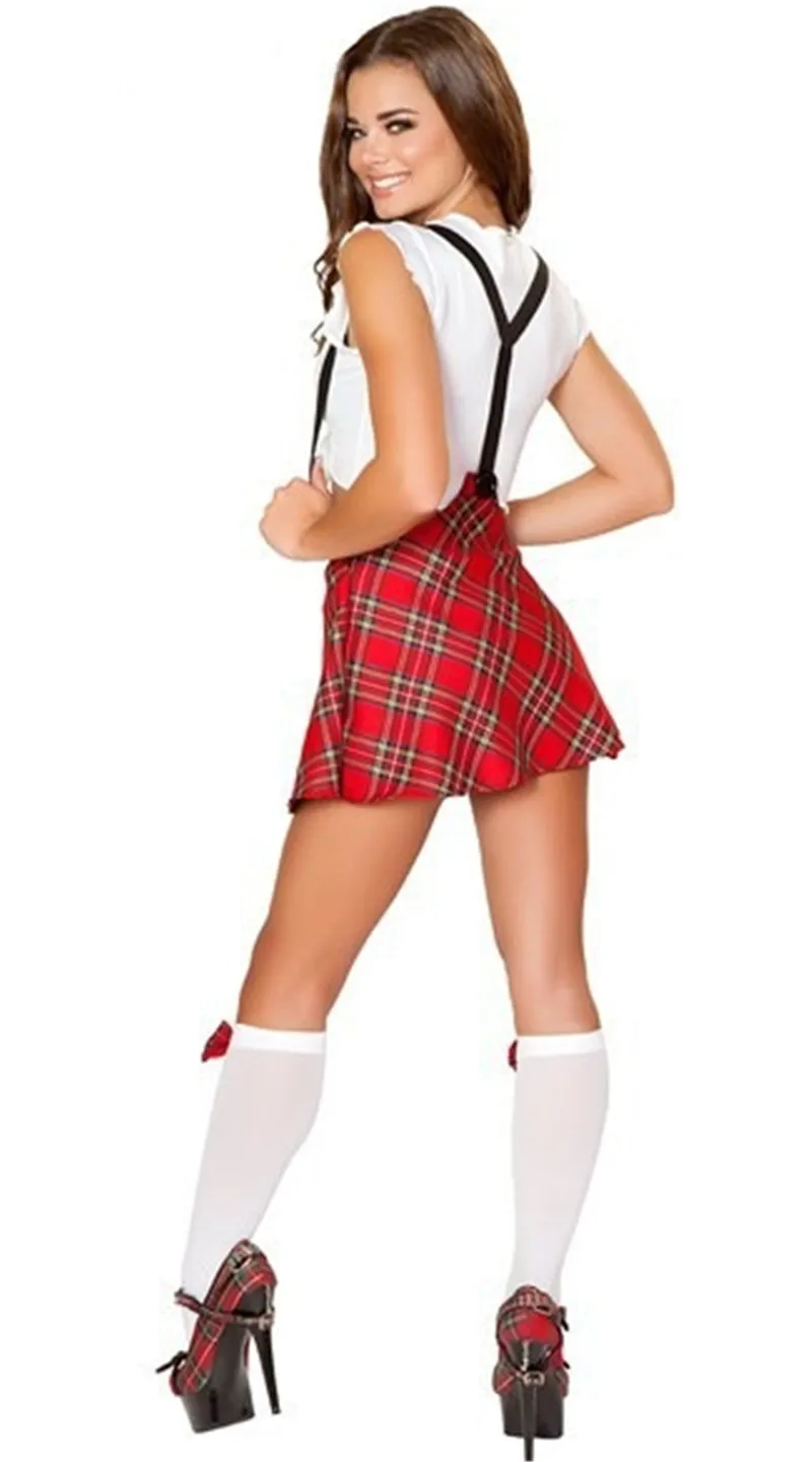 YUFEIDA белое с красным школьное Сексуальное белье игровая форма студенческие девушки костюмы горничной эротическая одежда пижамы сексуальные костюмы